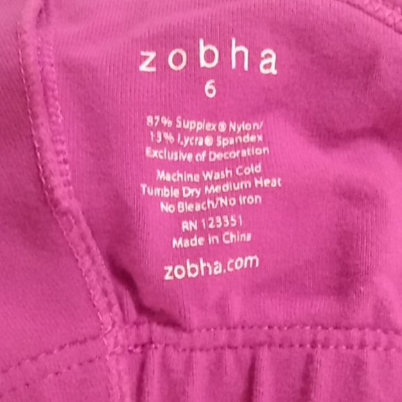 Purple workout yoga top - Picture 5 of 5